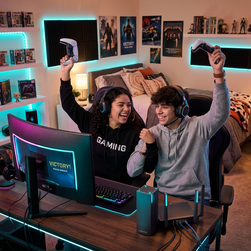 Plan Gamer Élite 50 Mbps · Gaming Familiar y Esports