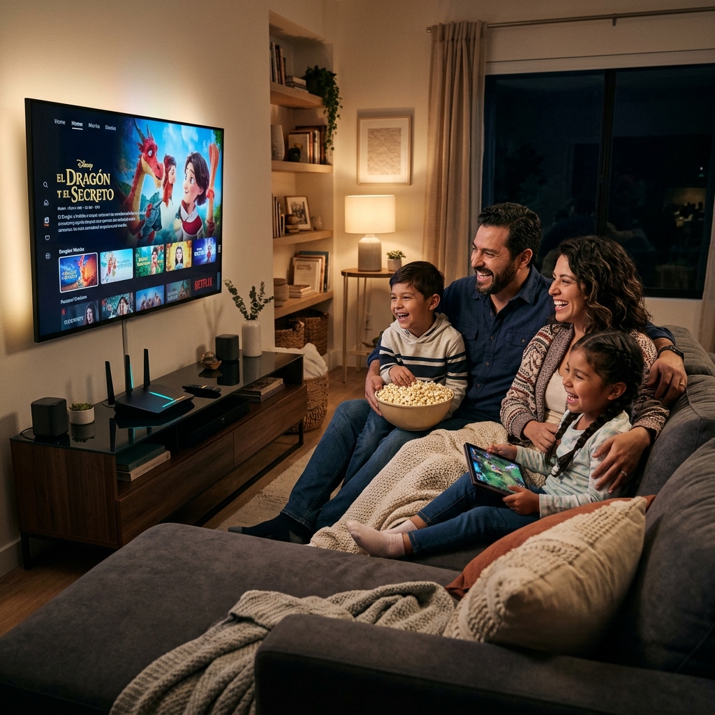 Plan Hogar Plus 20 Mbps · Streaming 4K Familiar